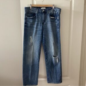 Women’s Banana Republic Blue Distressed Jeans.  B7